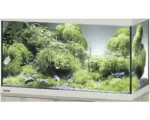 Hornbach Aquarium, Glasbecken EHEIM GB 62 vivalineLED 150, ca. 61 x 51 x 54 cm, ca. 150 l, nur mit oberer Blende eiche grau, ohne Beleuchtung und weitere Technik, ohne Inhalt