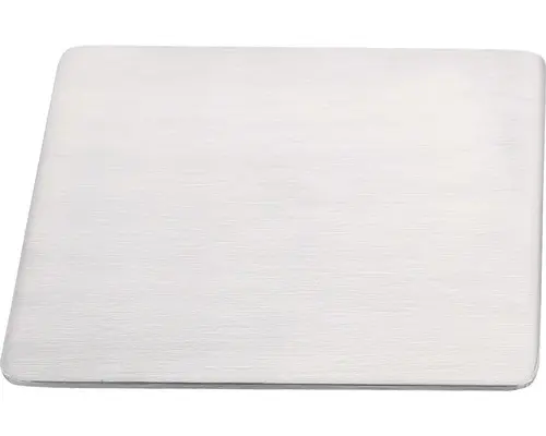 REIKA Montageplatte Ovaro für Magnetaccessoires 12x12 cm edelstahl gebürstet