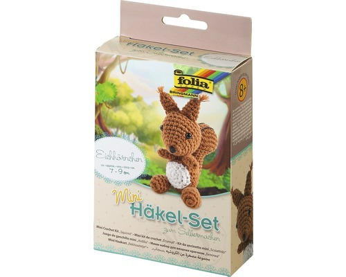 Kreativset Mini-Häkelset Eichhörnchen