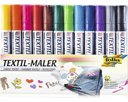 Textilmaler 12er-Set