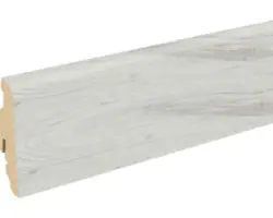 SKANDOR Sockelleiste Eiche antikgrau FOEI15K FU60L 19 x 58 x 2400 mm