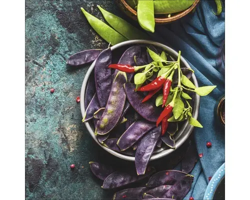 Glasbild Peppers 20x20 cm GLA1795