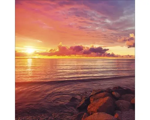 Glasbild Romantic Atmosphere II 80x80 cm GLA1834