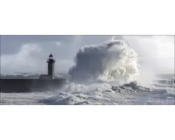 Glasbild Lighthouse & Sea III 30x80 cm GLA1856
