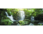 Hornbach Glasbild Waterfall in Paradise 30x80 cm