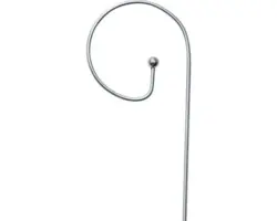 Tomatenspiralstab FloraSelf Edelstahl H 90 cm Ø 6 mm silber