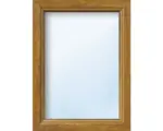 Hornbach Kunststofffenster Festelement ARON Basic weiß/golden oak 700x1700 mm (nicht öffenbar)