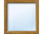 Hornbach Kunststofffenster Festelement ARON Basic weiß/golden oak 700x700 mm (nicht öffenbar)