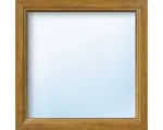 Hornbach Kunststofffenster Festelement ARON Basic weiß/golden oak 650x650 mm (nicht öffenbar)