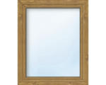 Hornbach Kunststofffenster ARON Basic weiß/golden oak 500x850 mm DIN Links