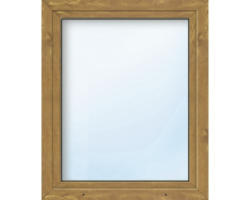 Kunststofffenster ARON Basic weiß/golden oak 800x900 mm DIN Links