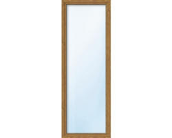 Kunststofffenster ARON Basic weiß/golden oak 550x1450 mm DIN Links