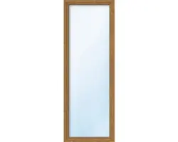 Kunststofffenster ARON Basic weiß/golden oak 600x1500 mm DIN Links
