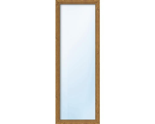 Kunststofffenster ARON Basic weiß/golden oak 700x1600 mm DIN Links