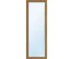 Hornbach Kunststofffenster ARON Basic weiß/golden oak 700x1400 mm DIN Rechts
