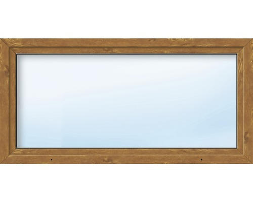 Kunststofffenster ARON Basic weiß/golden oak 1200x700 mm DIN Links