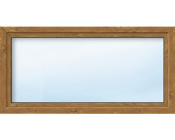 Kunststofffenster ARON Basic weiß/golden oak 1000x700 mm DIN Rechts