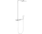 Hornbach Duschsäule inkl. Thermostat GROHE Rainshower System SmartControl Duo 360 moon white 26250LS0