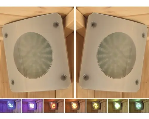 Sauna Farblicht Set-A Weka inkl. Steuerungsmodul