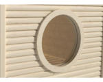 Hornbach Sauna Rundfenster Weka Ø 620 mm (außen) graphitfärbig für 45 mm Massivholzsaunen