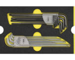 Hornbach Moduleinlage Stiftschlüsselsätze Industrial Gr. M 268 x 38 x 171 mm schwarz 2-tlg TORX