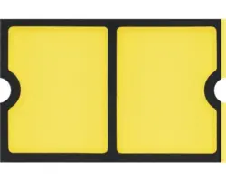 Moduleinlage 2 Kleinteilefächern Industrial Gr. M 268 x 38 x 171 mm schwarz 2-tlg