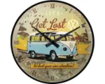Hornbach Wanduhr VW Bulli - Let's get lost Ø 31 cm