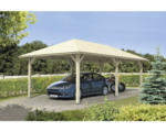 Hornbach Einzelcarport SKAN HOLZ Taunus mit Pfostenankern 439x786 cm natur