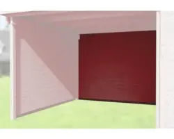 Rückwand weka für Anbau 300 cm 295x217 cm rot