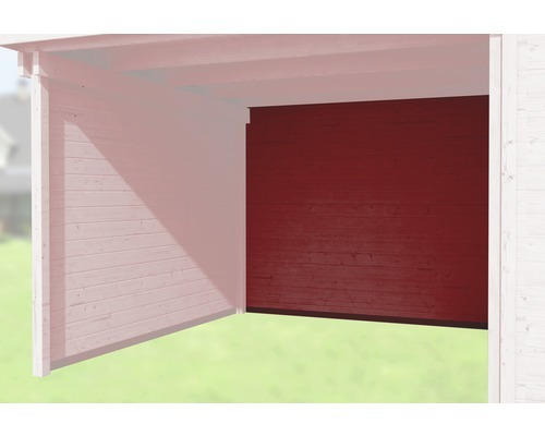 Rückwand weka für Anbau 150 cm 147x217 cm rot