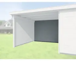 Rückwand weka für Anbau 300 cm 295x217 cm grau