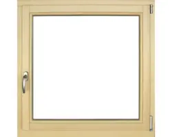 Holzfenster Kiefer lackiert 1000x1000 mm DIN Rechts