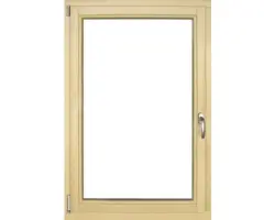 Holzfenster Kiefer lackiert 900x1350 mm DIN Links