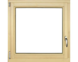 Holzfenster Kiefer lackiert 900x900 mm DIN Links