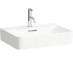 Hornbach Waschtisch Laufen VAL eckig mit Beschichtung 55x42 cm weiß