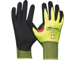 Arbeitshandschuh Master Cut 5 Plus gelb/schwarz Gr. 10