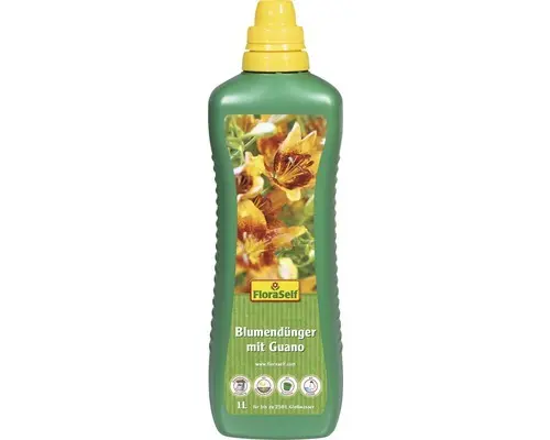 Blumendünger mit Guano FloraSelf 1 L