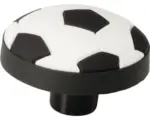Hornbach Knopf Kunststoff Fußball Ø 37 mm weiß