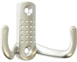 Mantelhaken Zamac 47x70x25 mm verchromt mit Oberflächenbearbeitung