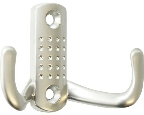 Mantelhaken Zamac 47x70x25 mm verchromt mit Oberflächenbearbeitung