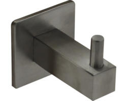 Mantelhaken Edelstahl gebürstet 45x36x36 mm silber