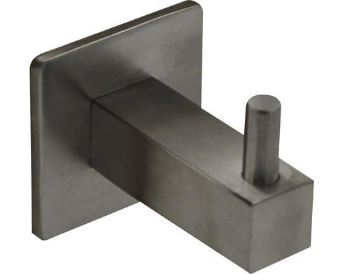 Mantelhaken Edelstahl gebürstet 45x36x36 mm silber