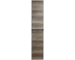 Hochschrank Sanox Evora 170x35x35 cm Nebraska oak/weiß hochglanz