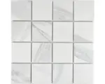 Hornbach Keramikmosaik Carrara CIM Q73 CR 30,6x30,6 cm weiß