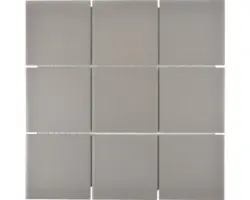 Keramikmosaik CU 932 29,25x29,25 cm grau