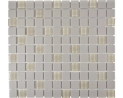 Keramikmosaik CU G100 32,7x30,2 cm grau