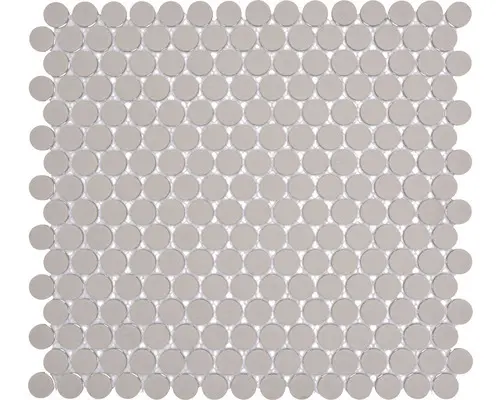 Keramikmosaik CU K217 31,5x29,4 cm grau