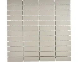 Keramikmosaik CU ST 001 28,65x29,5 cm grau