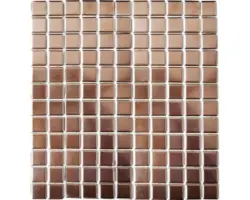 Keramikmosaik MM Copper 32,7x30,2 cm braun