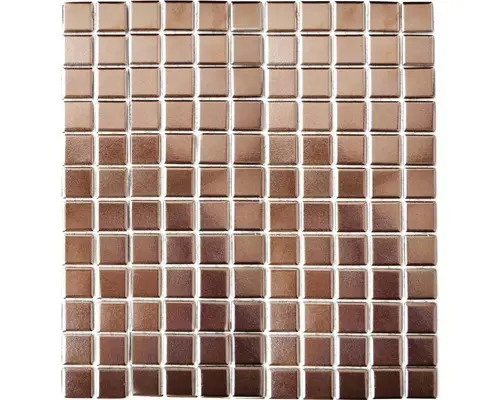 Keramikmosaik MM Copper 32,7x30,2 cm braun